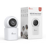 5MP Super HD Indoor Security PT WiFi IP Camera - Pan & Tilt, No Monthly Fee, AI Detection, Dog Puppy, Baby Monitor, 2-way Talk, Night Vision, Baby & Pet Monitor