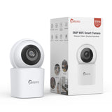 5 PCS, 5MP Super HD Indoor Security PT WiFi IP Camera - Pan & Tilt, No Monthly Fee, AI Detection, Dog Puppy, Baby Monitor, 2-way Talk, Night Vision, Baby & Pet Monitor