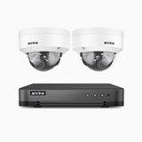 H800 - 4K 8 Channel 2 Cameras PoE Security CCTV System, Human & Vehicle Detection, Colour & IR Night Vision, Built-in Mic, RTSP Supported