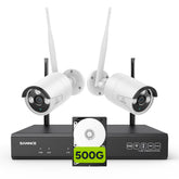 SANNCE 4K 16-Channel Wireless Security Camera System, 8MP NVR, 8MP WiFi IP Camera, Two-Way Audio, IP66 Waterproof, Smart AI Human Detection, Work With Alexa