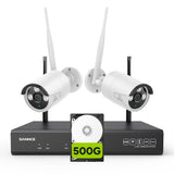 SANNCE 4K 16-Channel Wireless Security Camera System, 8MP NVR, 8MP WiFi IP Camera, Two-Way Audio, IP66 Waterproof, Smart AI Human Detection, Work With Alexa