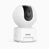 Crater Pro - 4MP Dual-Band WiFi Indoor Camera, 5 Ghz/2.4 Ghz, 350° Pan & 60° Tilt, Human & Sound Detection, Smart Tracking, Two-Way Audio, Cloud & Max. 128 GB Local Storage, Works with Alexa