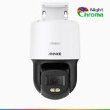 NightChroma<sup>TM</sup> NCPT500 - 3K PT Speed Dome PoE Security Camera, 340° Pan & 110° Tilt, 3072*1728 Resolution, f/1.0 Super Aperture, Acme Colour Night Vision, Motion Detection, 2-Way Audio