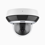 CZ504P - 3K 4X Optical Zoom Outdoor PoE PTZ Camera, IK10 Vandal-Resistant, 2.8-12 mm Lens, Intelligent Behavior Analysis, Colour Night Vision & Anti-Fog