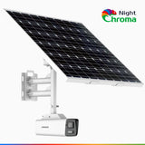 SCN800 - 4K 4G LTE Solar-Powered Outdoor Security Camera, Acme Colour Night Vision, 100% Wire-Free, 80W Solar Panel, Built-in Battery, Human & Vehicle Detection, IP67, Heavy-Duty
