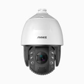 CZ825X - 4K 25X Optical Zoom PoE PTZ Speed Dome Security Camera, IK10 Vandal-Resistant, 5.9-147.5 mm Lens, 660 ft Colour Night Vision, Audio & Visual Alarm