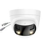 ANNKE PoE Security Camera Outdoor with Dual Lens 180° Filed of View, 8MP IP Surveillance Camera Support Color Night Vision, Person/Vehicle Detection, Two-Way Talk, Built-in SD Card Slot
