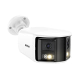 ANNKE 4K 8MP Dual Lens PoE Security Camera, 180°Panoramic View, Smart Dual Light Color Night Vision, Two-Way Audio, Light&Sound Alarm, AI Human/Vehicle Motion Detection, IP67 Weatherproof