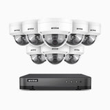 H800 - 4K 8 Channel 8 Cameras PoE Security CCTV System, Human & Vehicle Detection, EXIR 2.0 Night Vision, Built-in Micphone, RTSP Supported