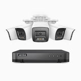 H800 - 4K 8 Channel 5 Cameras PoE Security CCTV System, Human & Vehicle Detection, Colour & IR Night Vision, Built-in Micphone, RTSP Supported