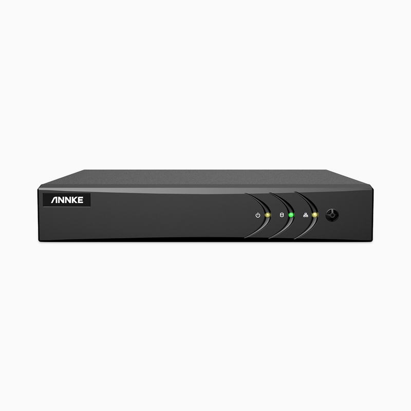 3K 8 Channel Hybrid 5-in-1 CCTV Digital Video Recorder, 3072*1728 Resolution, Human & Vehicle Detection, H.265+, Supports up to 8 BNC Cameras & 2 IP Cameras