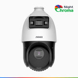NightChroma<sup>TM</sup> NCT400 - 2-in-1 Dual Lens PTZ Security IP Camera, 3D Position, Acme Colour Night Vision(0.005 Lux), 25X Optical Zoom, Smart Detection, 4MP Resolution