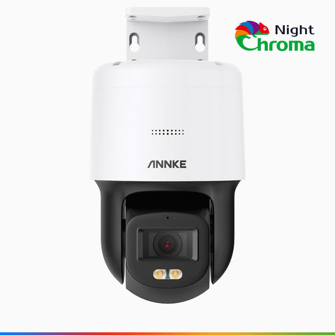 NightChroma<sup>TM</sup> NCPT500 - 3K PT Speed Dome PoE Security Camera, 340° Pan & 110° Tilt, 3072*1728 Resolution, f/1.0 Super Aperture, Acme Colour Night Vision, Motion Detection, 2-Way Audio