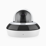 CZ504 - 3K 4X Optical Zoom Outdoor PoE PTZ Camera, IK10 Vandal-Resistant, 2.8-12 mm Lens, Intelligent Behavior Analysis, Colour Night Vision & Anti-Fog