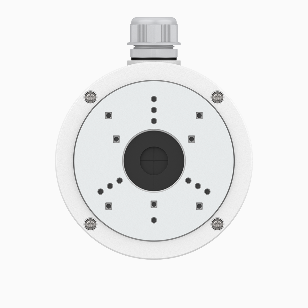 HIKVision DS-1280ZJ-PT6 White Junction Box Mount Bracket For Turret & Dome IP Cameras