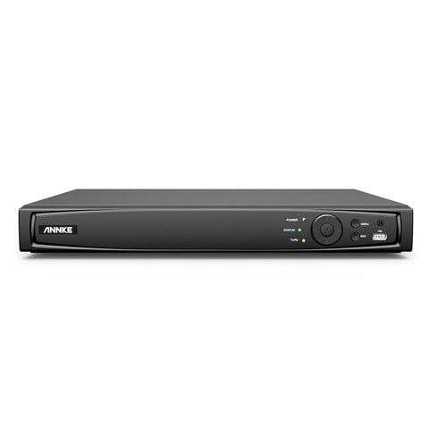 4K Ultra HD 16 Channel PoE CCTV NVR, H.265+, RTSP Supported, Works with Alexa