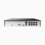 6MP Super HD 8 Channel PoE NVR, H.265+, Smart Motion-Triggered Alerts, Works with Alexa